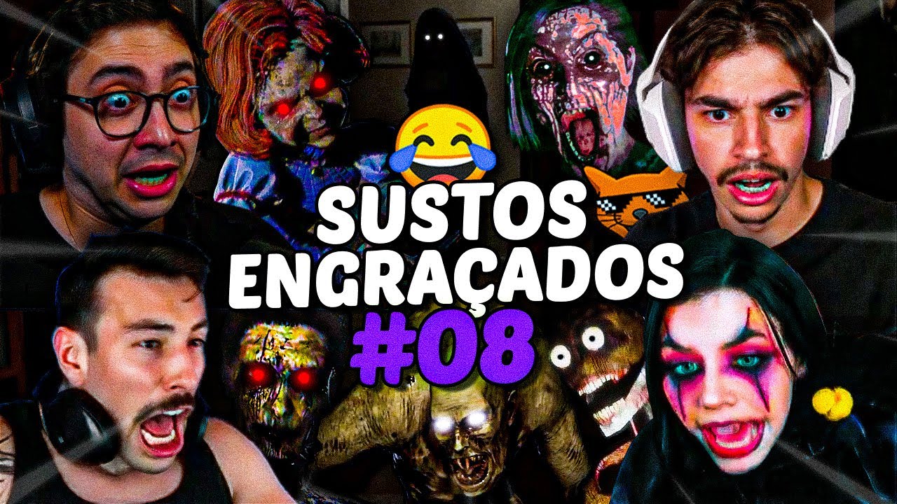 SUSTOS ENGRA&Ccedil;ADOS NAS LIVES #08
