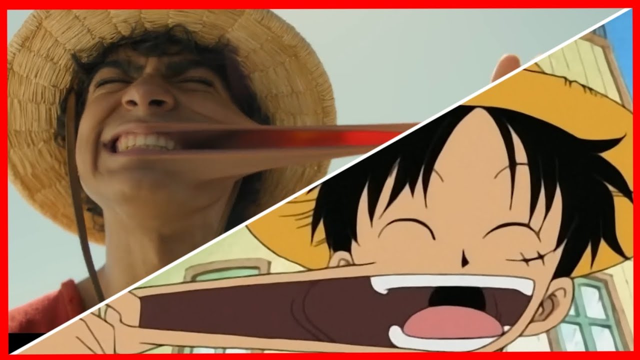 One Piece LIVE ACTION vs ANIME Full Comparison