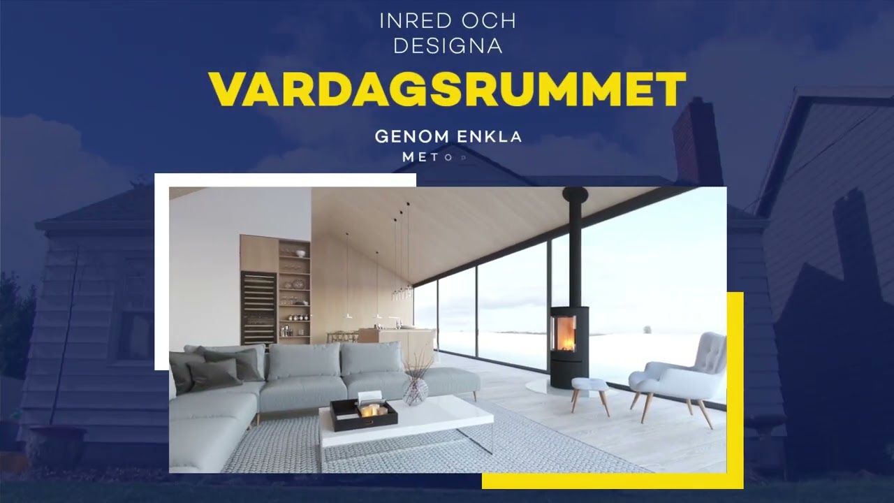 Svensk heminredning vardagsrum