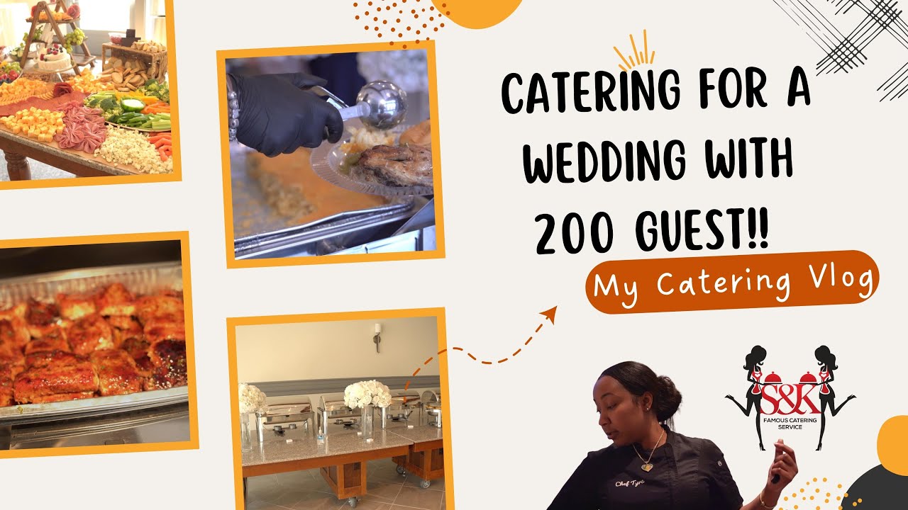 We Catered A Wedding With 200 Guest! #vlog #Catering #TravlingChef #Wedding #BTS