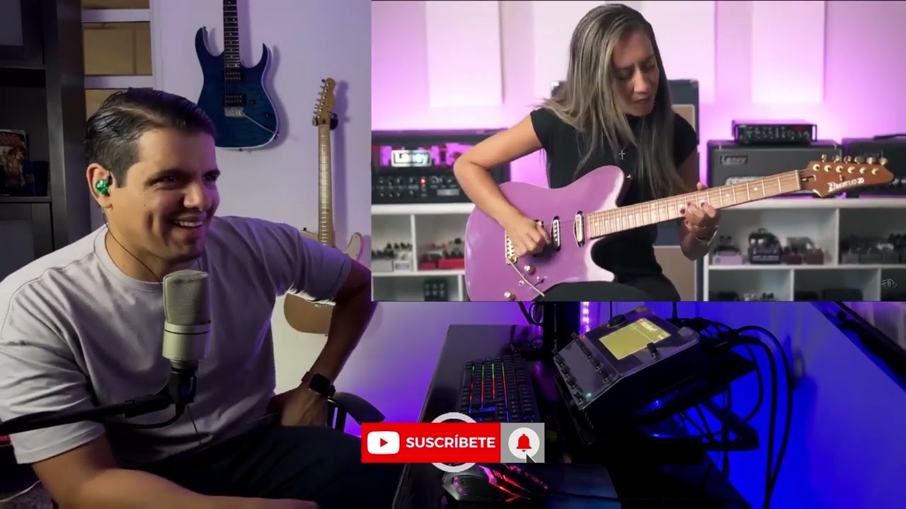 BRIXIO REACCIONA A @alyssajday  Una Guitarrista muy completa y con una tecnica extraordinaria