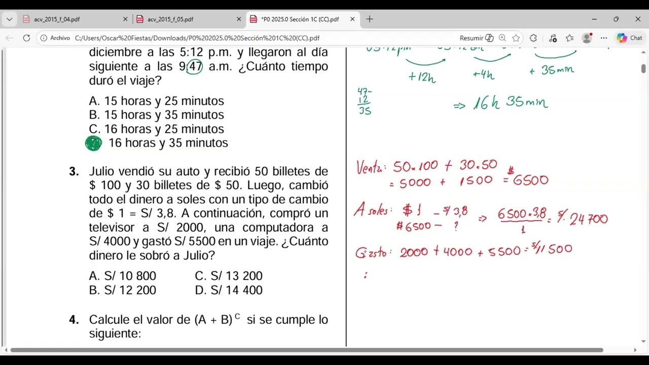Desarrollo Prueba1 2025 0 CEPREPUCP