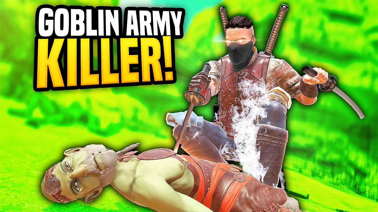 NINJA FIGHTS THE GOBLIN ARMY - Blade and Sorcery VR Mods (U8 Gameplay)