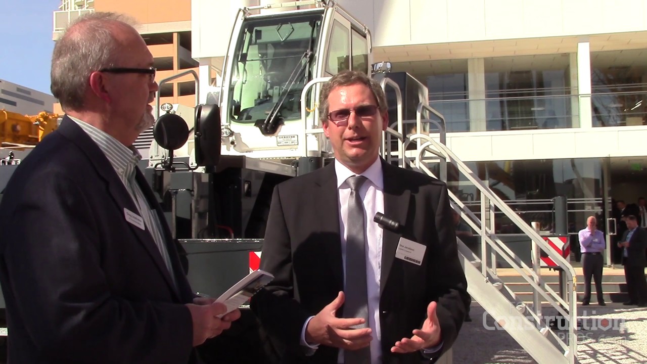 Liebherr LRT 100-ton rough terrain crane designed for jobsite duty