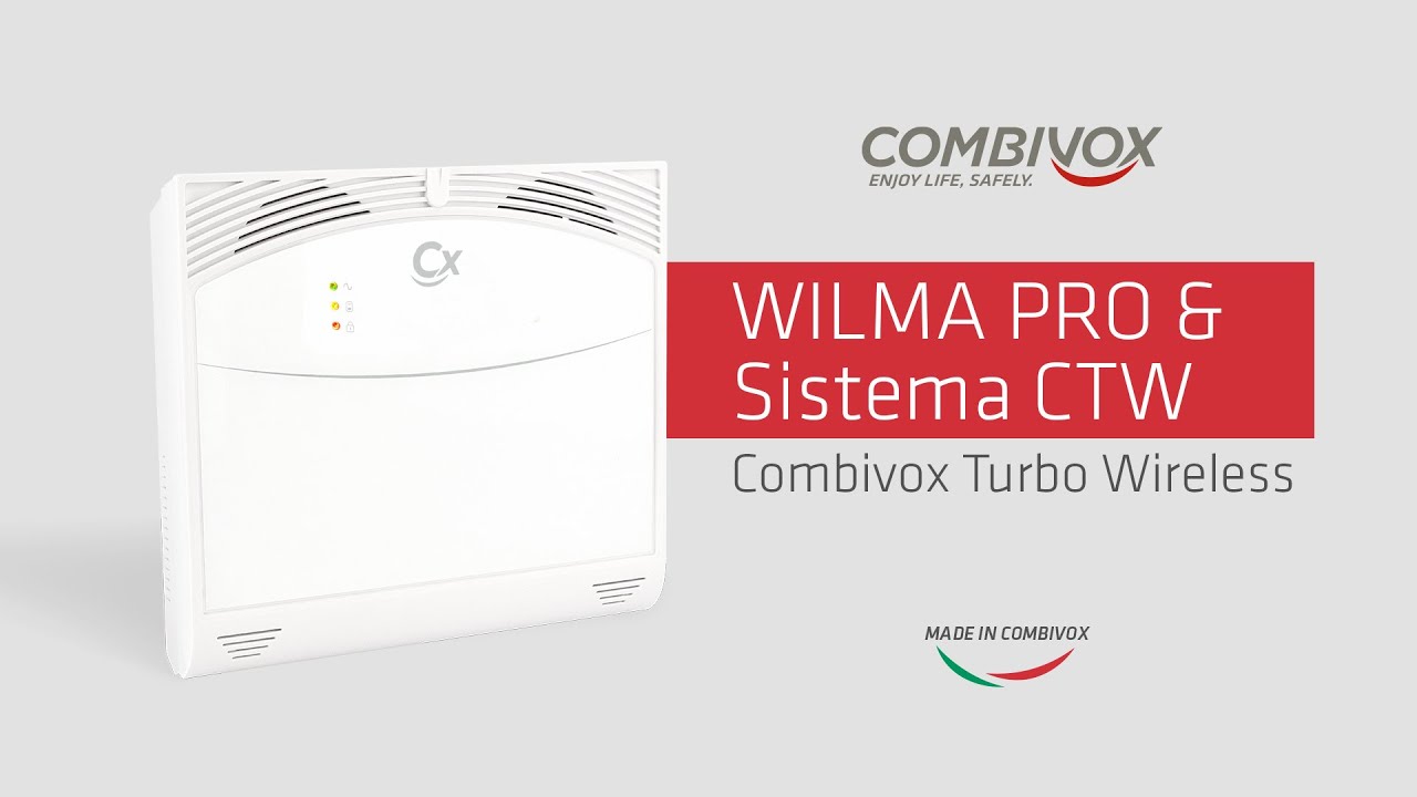Combivox presentazione Wilma PRO e Sistema CTW - Combivox Turbo Wireless