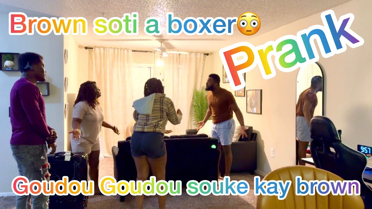 Brown  koz tout dega sa yo fèt/ Alexas mete Ninie deyo nan kay la zen an fe labouyi prank