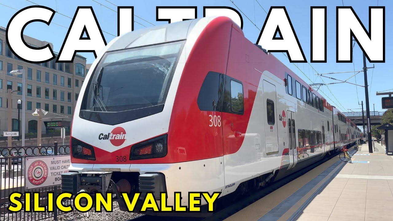 Riding Electric Train in Silicon Valley