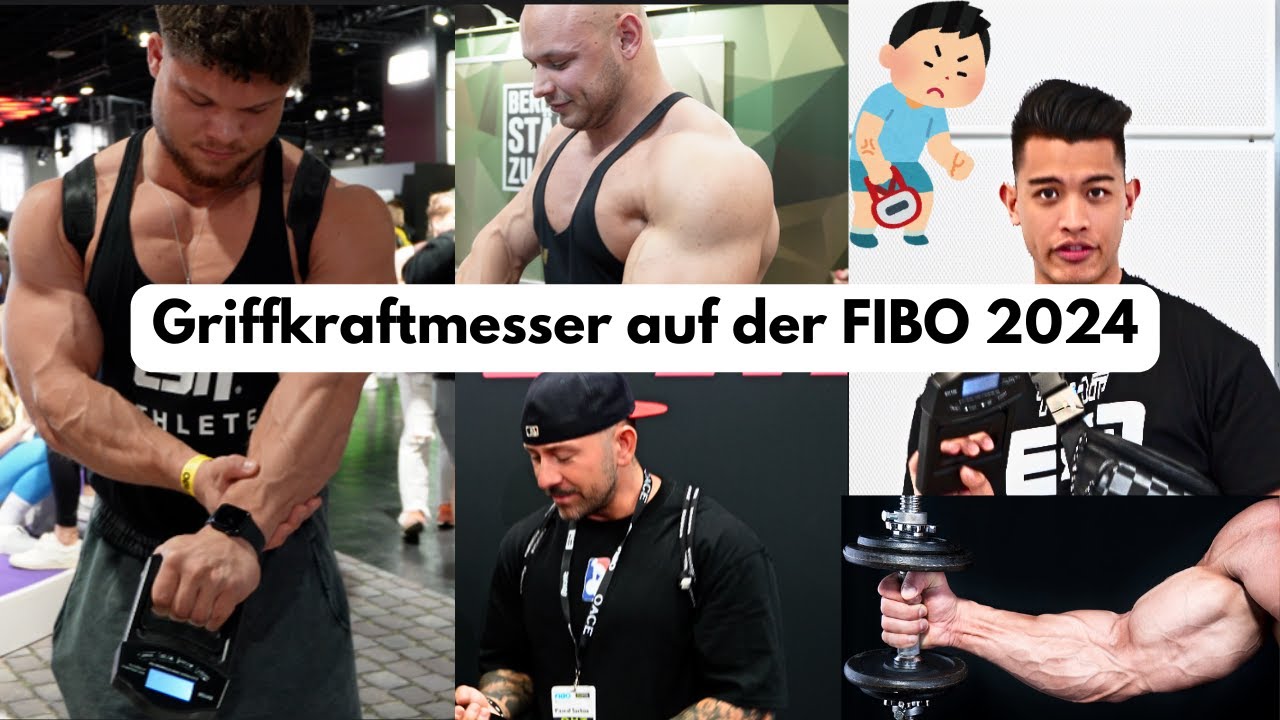 FIBO 2024 -  Wer hat die stärkste Griffkraft 🤔 ?