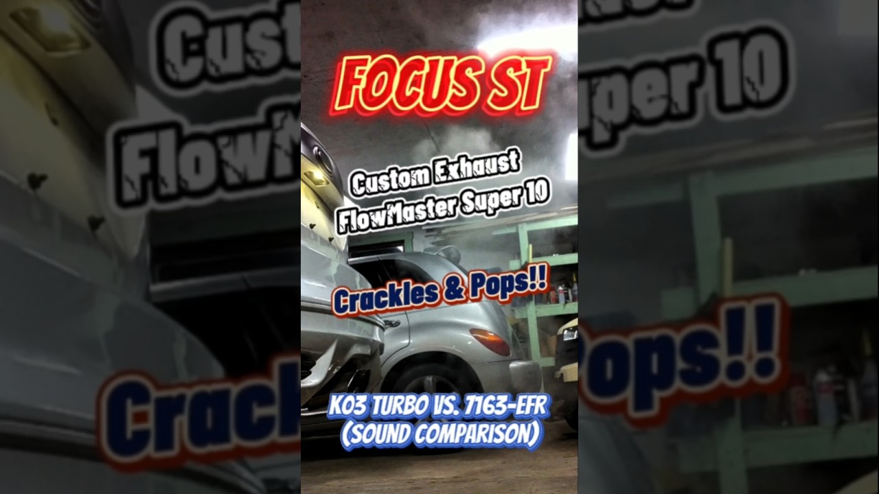 Focus ST - Catback Exhaust Sounds | Turbo Sounds | *Crackles & Pops*  