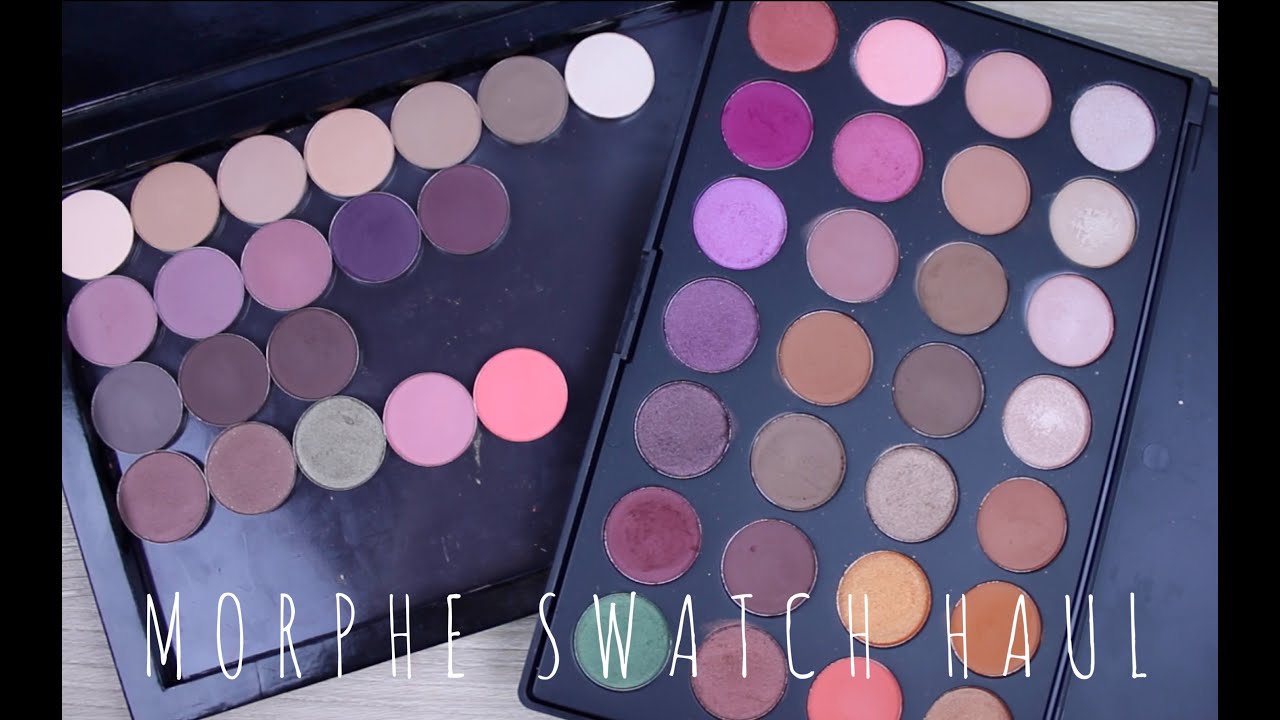 48 MORPHE SINGLE EYESHADOWS HAUL & SWATCH VIDEO | MINDY MARIE
