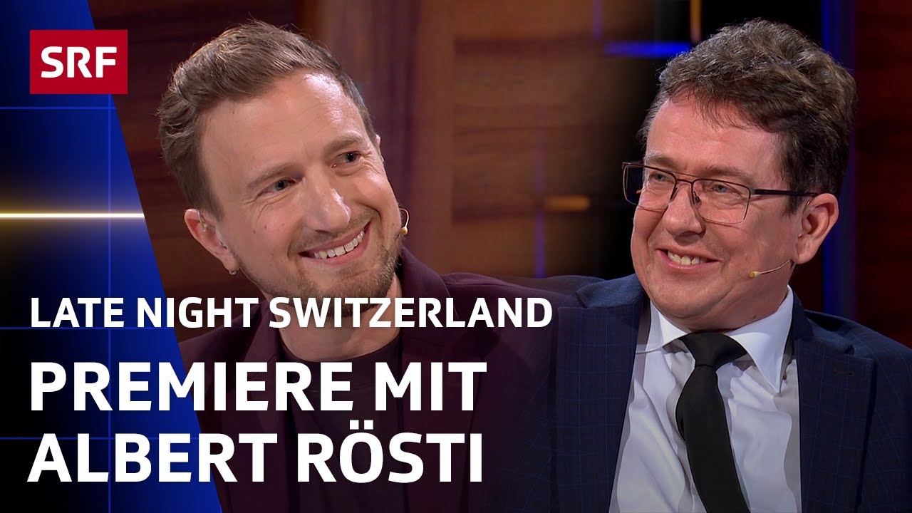 Stefan Büsser premiert die neue Show mit Gast Albert Rösti | Comedy | Late Night Switzerland | SRF