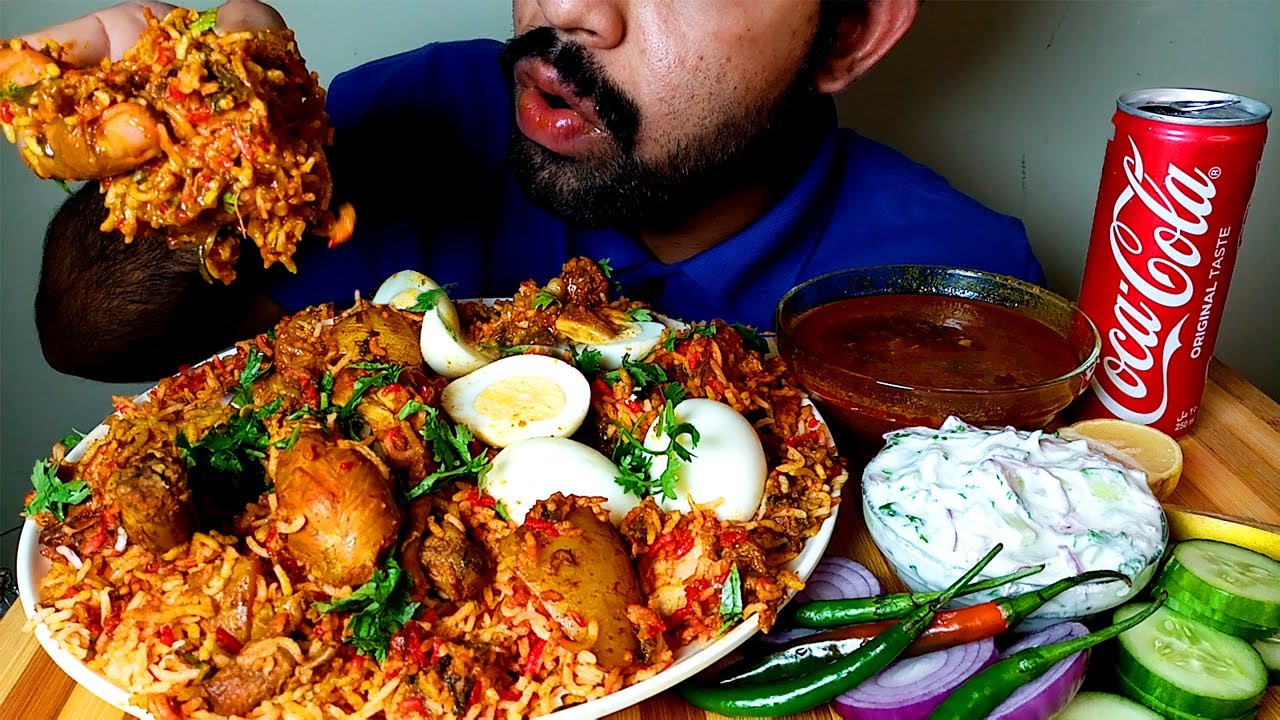 CHICKEN BIRYANI EATING show#HUNGRYpIRAN