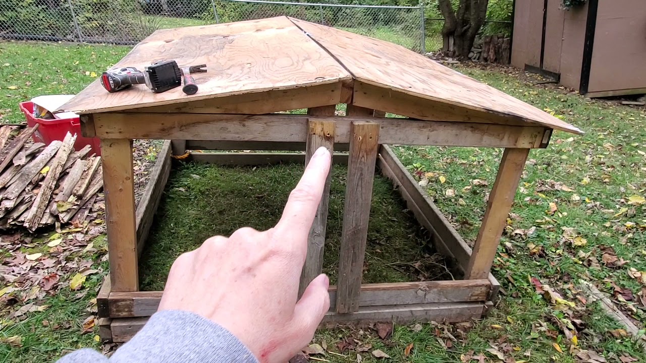 WHAT IS IT? A duck house, chicken tractor, or firewood shelter?  #hyggehomestead #homestead.hygge