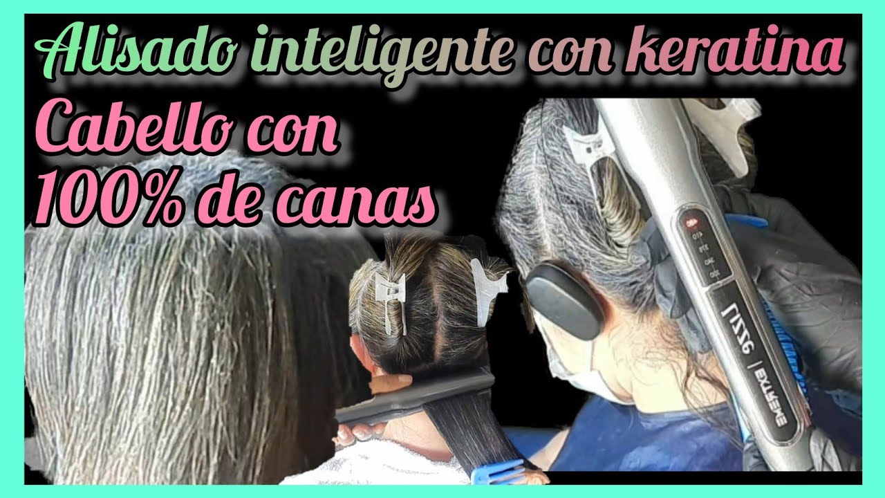 AMINOÁCIDO/ como hacer una keratina con aminoácido. Aminoácido en cabello con canas