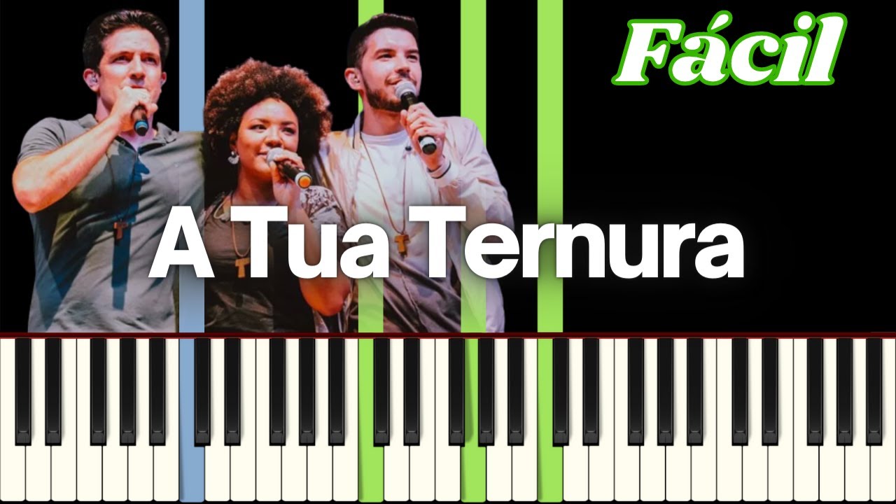 A Tua Ternura - Comunidade Católica Shalom | Tutorial Piano / Teclado | Fácil / Iniciante |