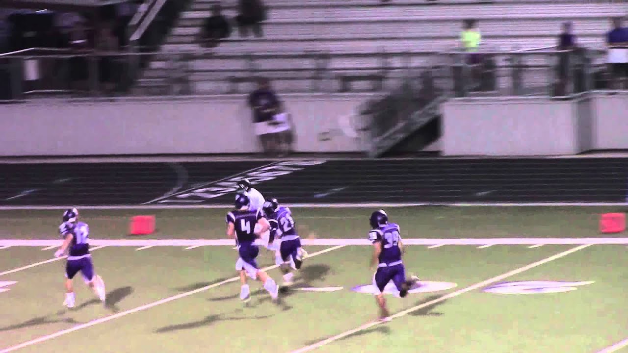 Brett Rice to Red Jones, 70-yard TD pass and run in Gilmer-Hallsville scrimmage