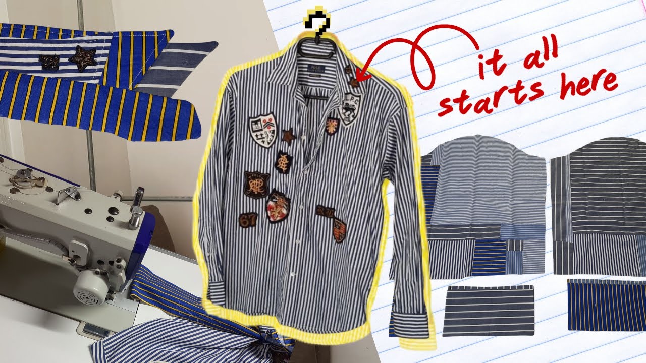 101 Button Up(cycles) - Patchwork Button up Shirt