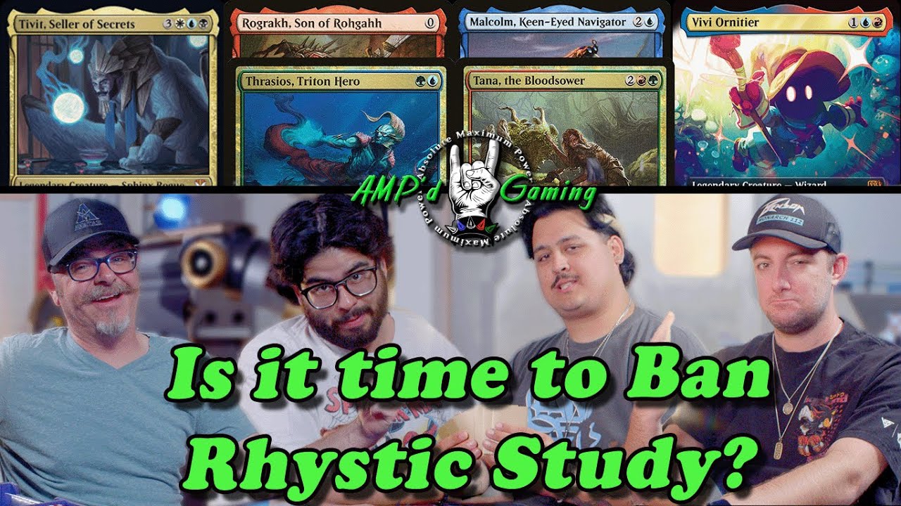 Is it time to BAN Rhystic Study? Vivi | Rograkh Thrasios | Tivit | Malcolm/Tana cEDH AMP'd Gaming 28