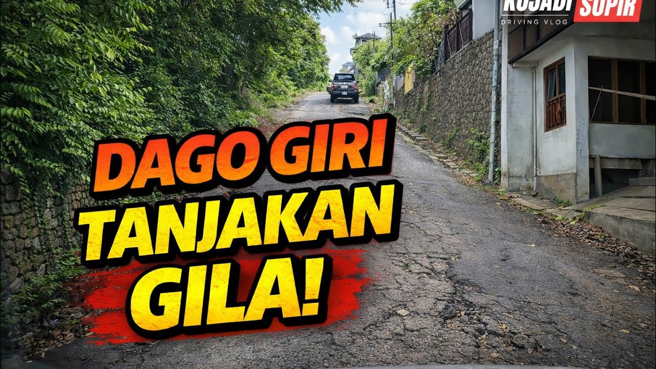 Jalur Pintas Dago Giri ke Lembang: Macet, Sempit, Rusak, Tanjakan Ekstrem