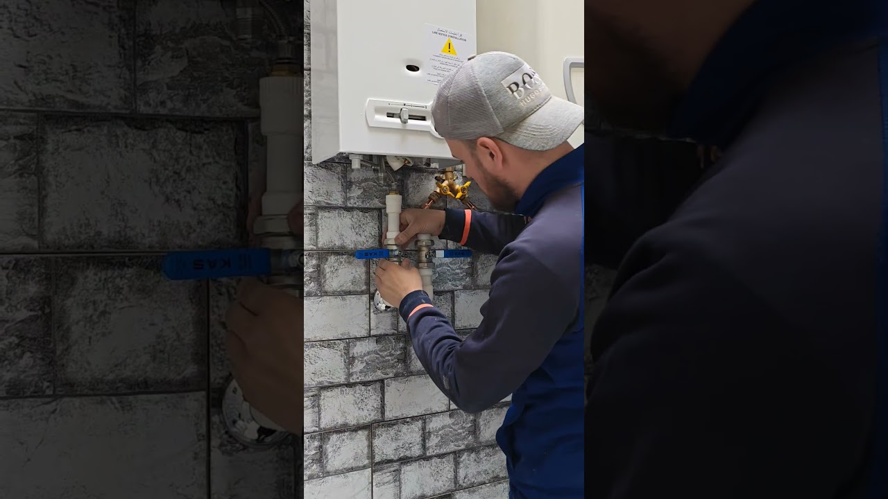 chaudi&egrave;re murale immergaz et chauffe eau junker #plumbing #chauffage #plumber #شوديار