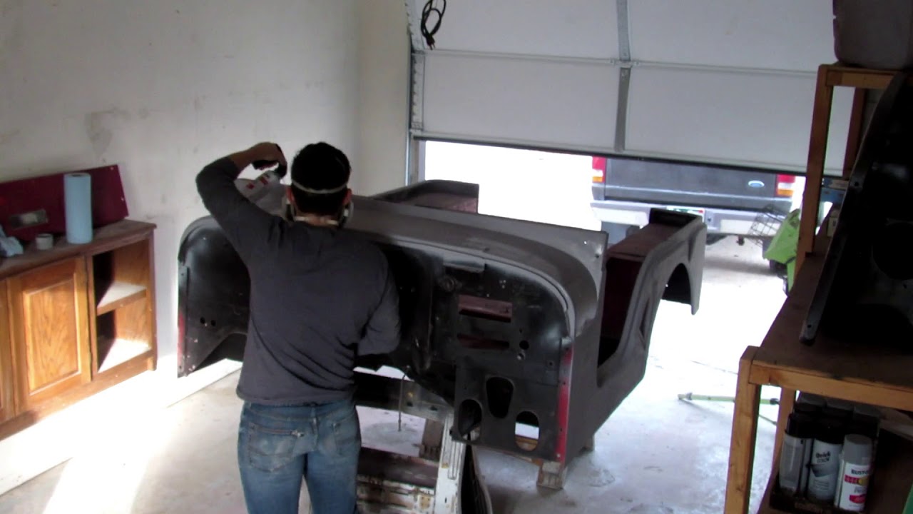 1965 Jeep CJ5 Restoration Ep. 14: Priming and Sanding