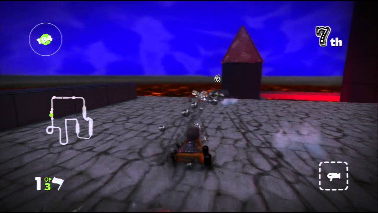 Mario Kart 64 Bowser's Castle - LittleBigPlanet Karting