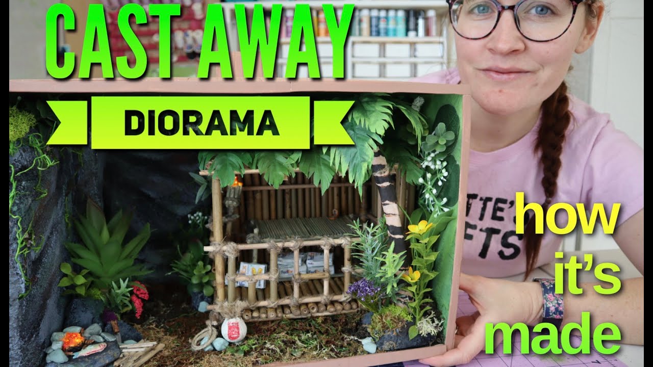 The Cast Away Diorama / Book Nook - How its Made Tour