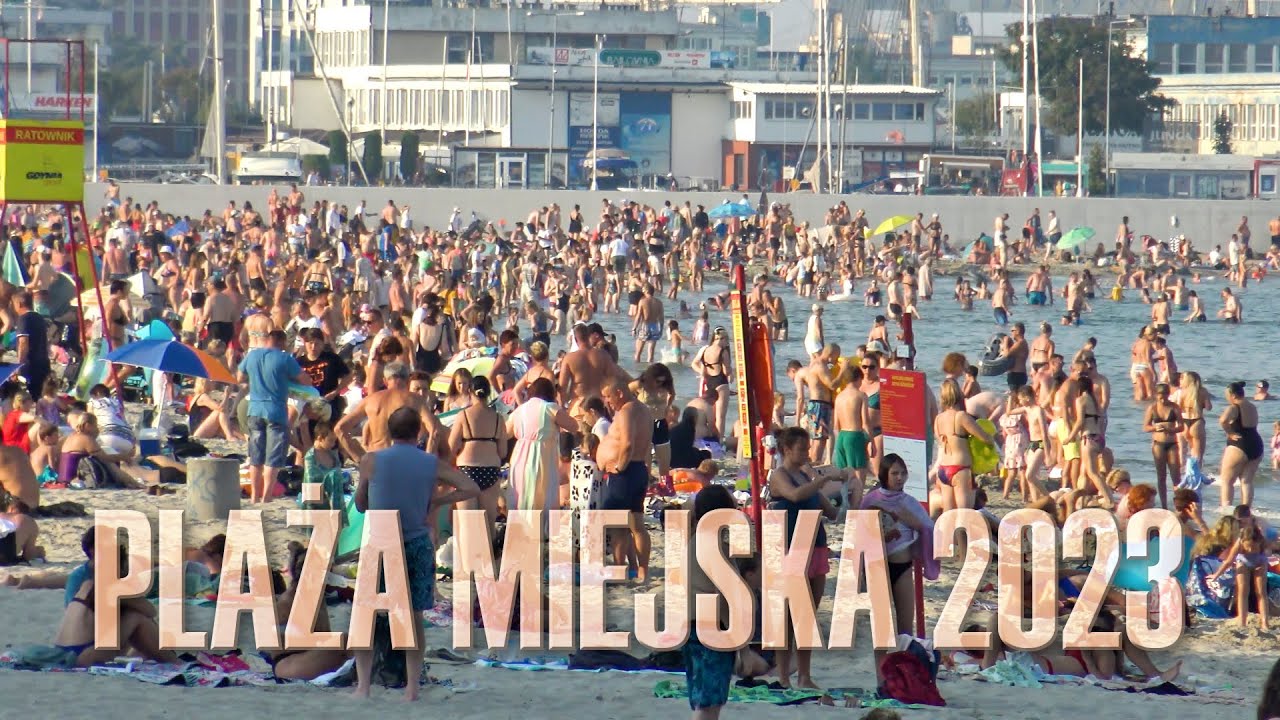 Gdynia Wieczór | Plaża Miejska | Bulwar | Dworzec | Sierpień 2023
