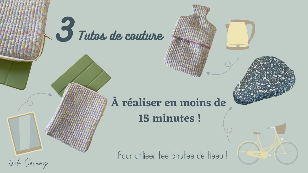 3 projets de couture pour utiliser tes chutes de tissus ! #2 - Leah Sewing