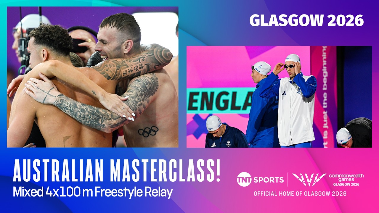 UNSTOPPABLE PERFORMANCE! 😮 | Mixed 4x100m Freestyle Relay | Glasgow 2026 Commonwealth Games