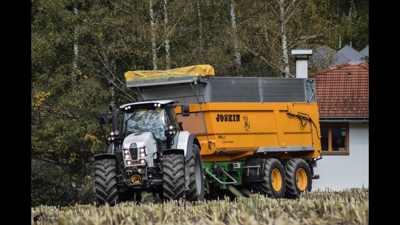 Krone Big X 580 h&auml;ckselt den letzten Mais 2017|Maisernte f&uuml;r den Plonerhof|Austria Farming