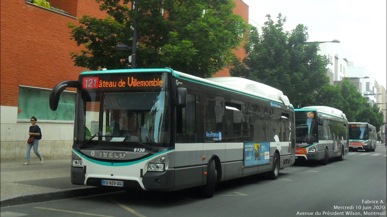 [RATP Paris] Iveco Urbanway 12 Hybride - Retour Centre Bus
