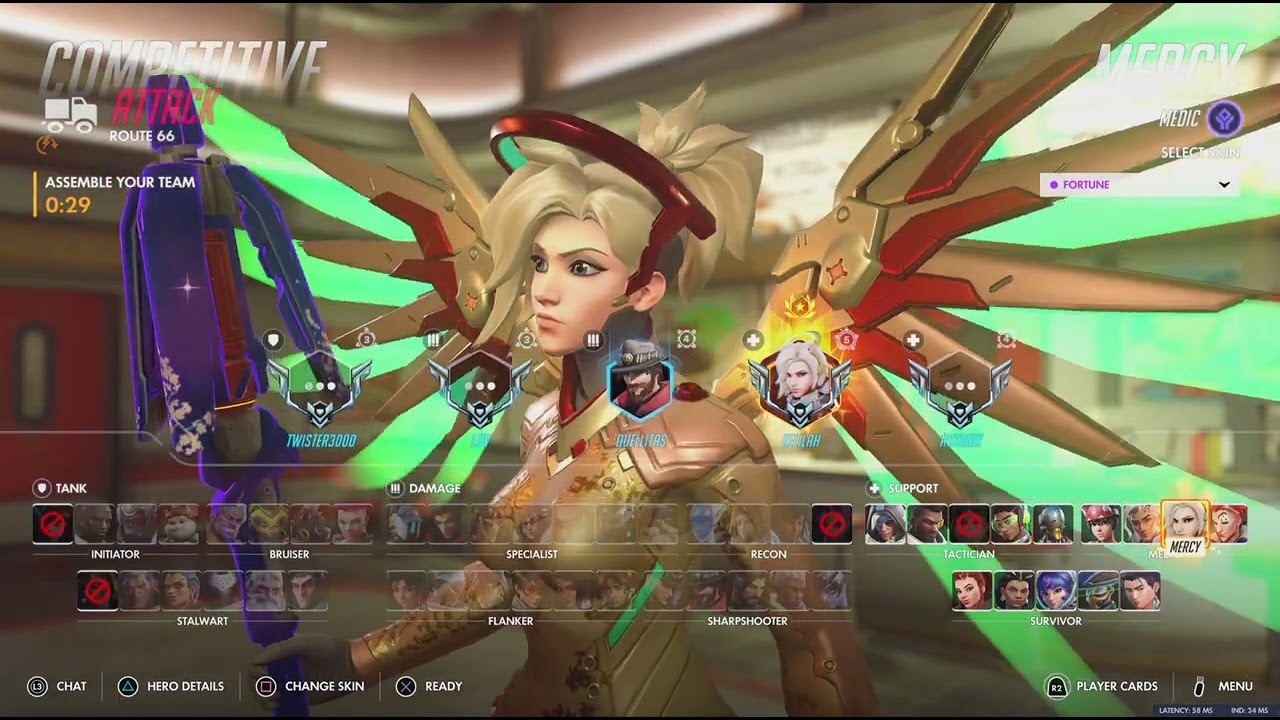 Thought we would win😔Overwatch Comp role Platinum