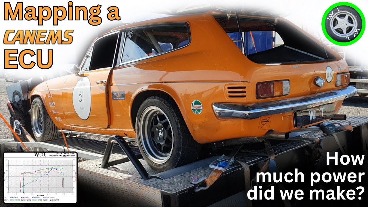 Картирование Omega MV6, замена Reliant Scimitar, настройка Canems ECU, роллер-роуд, живое картиро...