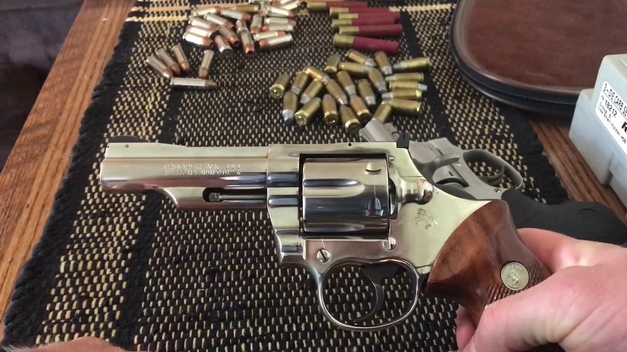 Colt Trooper Compared to a Smith and Wesson