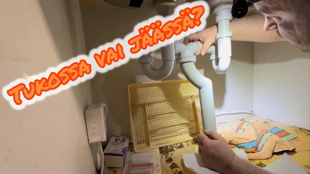 Mikä on kun viemäri ei vedä🤔Tutkitaan..