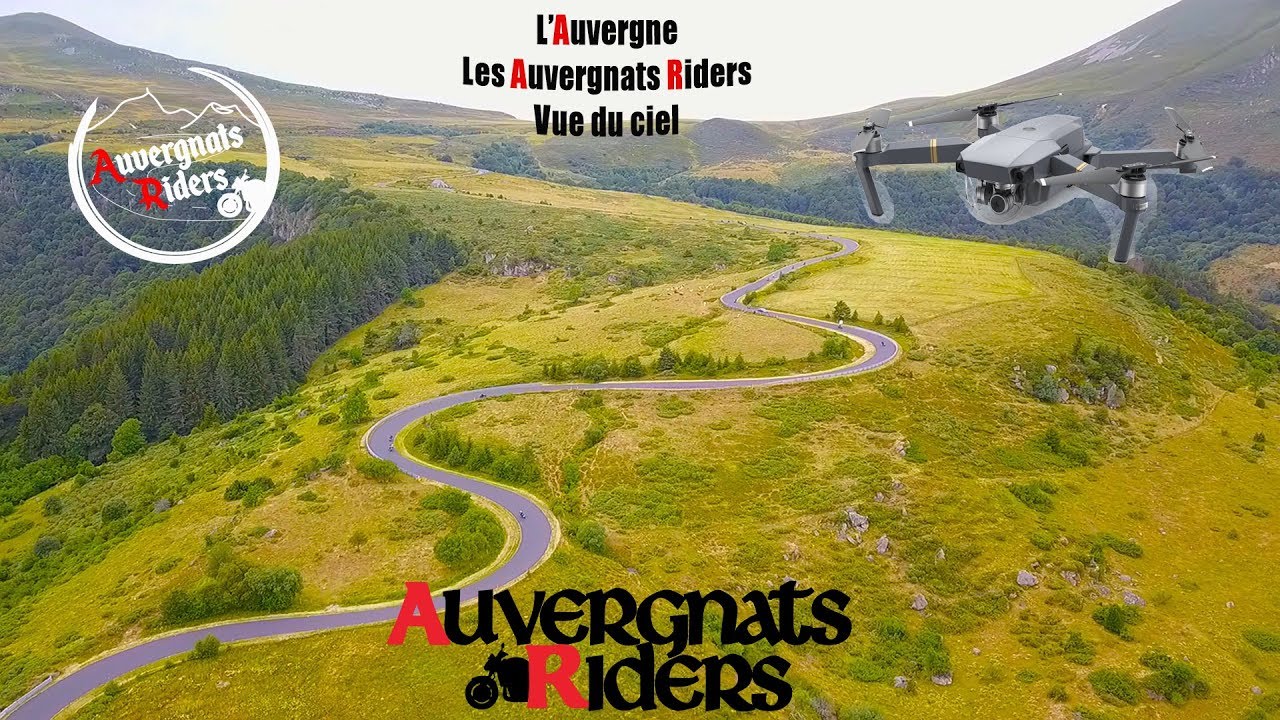 L'Auvergne & Les Auvergnats Riders Vue Du Ciel