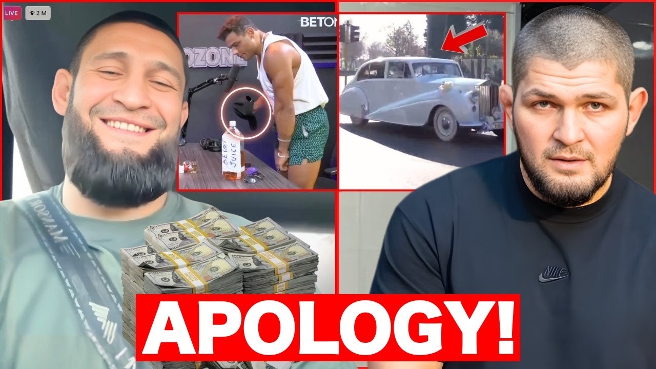 Срочная новость: Хамзат Чимаев ответил на неожиданное извинение за старое оскорбление! Хабиб трол...