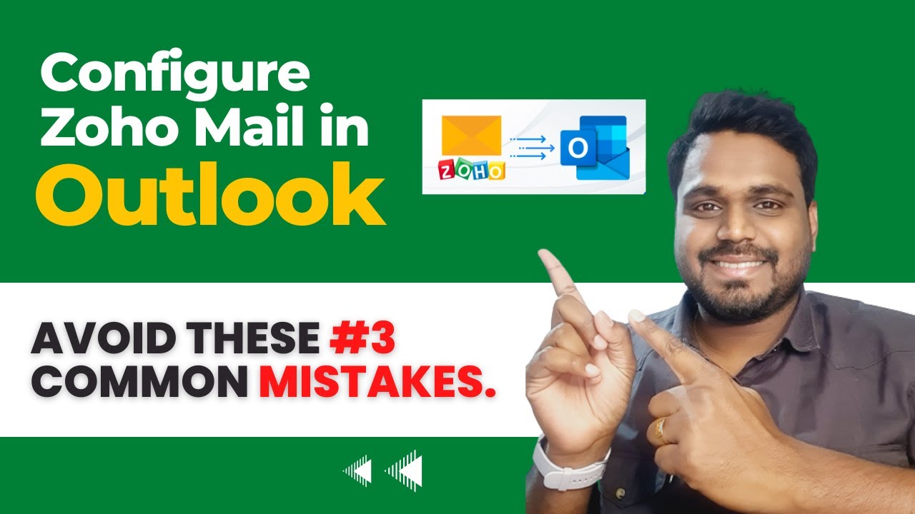 Avoid Common Mistakes: Configuring Zoho Mail in Outlook as an IMAP/POP Account | Step by Step Guide
