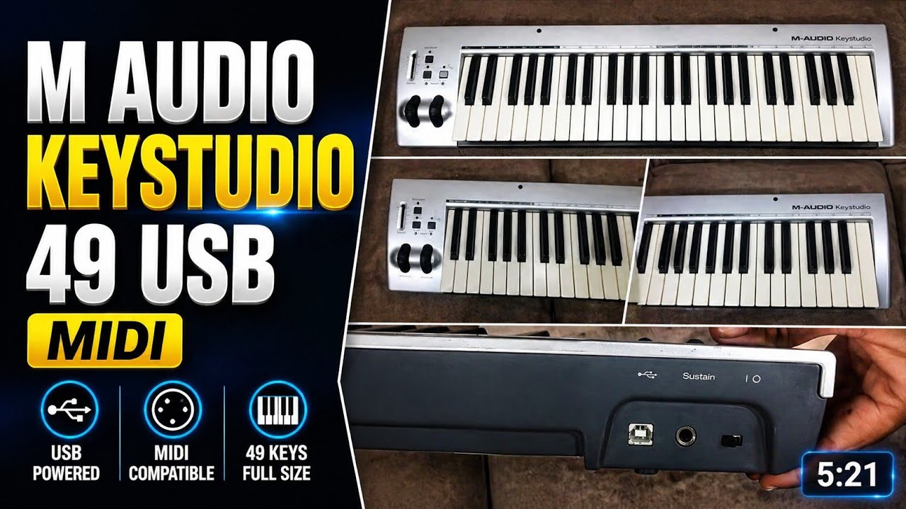 M Audio Keystudio 49 || M Audio Keystudio review