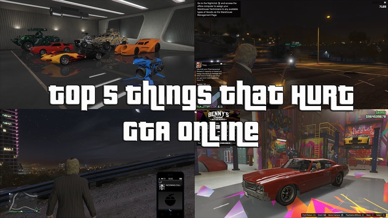 GTA Online Top 5 Things That Hurt The Game