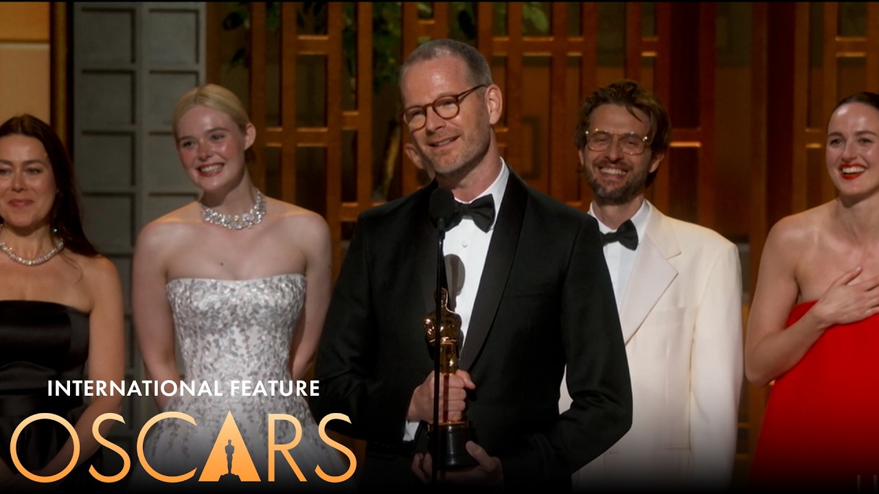 &lsquo;Sentimental Value&rsquo; Wins Best International Feature | 98th Oscars Speech (2026)