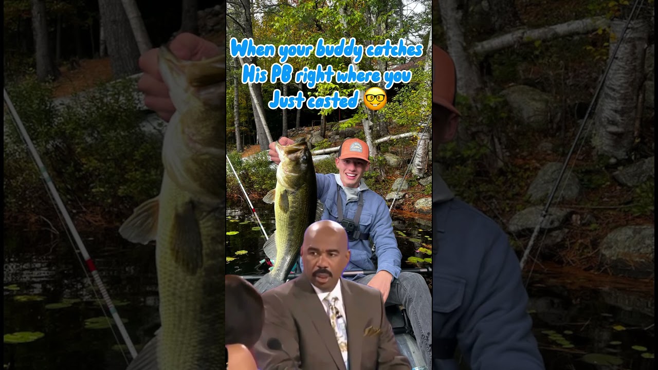 The HORROR 😅 #upstateny #basslake #fishing #pbbass #hugebass #outdoors #riverfishing #smallmouthbas