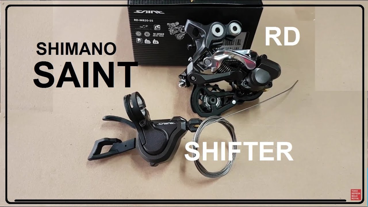 Shifter dan RD Shimano Saint 1 x 10 speed Lock Short Cage ⭐⭐⭐⭐⭐