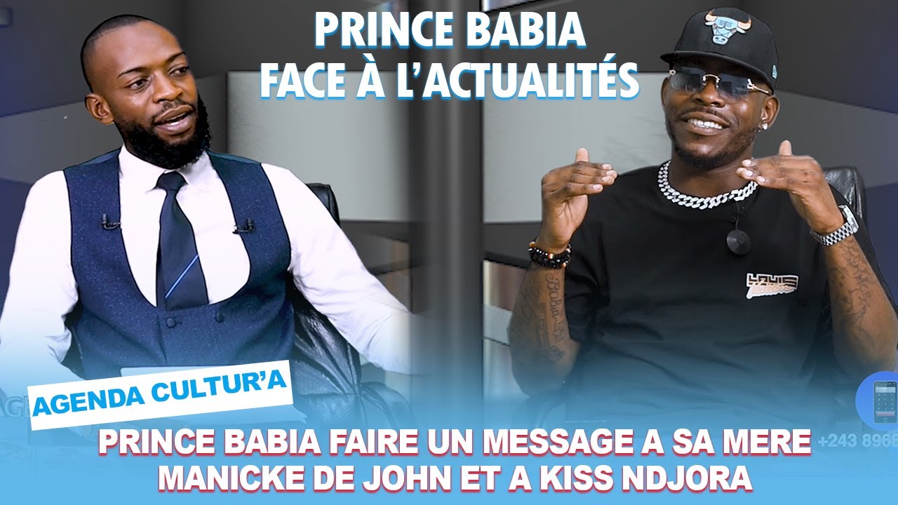 MWANA MANICK PRINCE BABIA FAIT UN MESSAGE A SA MERE MANICKE DE JOHN ET RECADRE KISS NDJORA