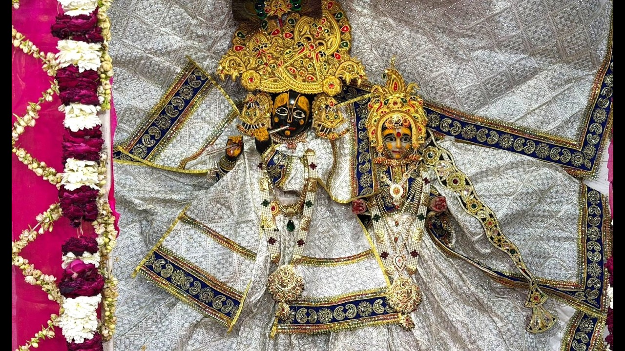 ,आप देख रहे हैं श्री कुंज बिहारी जू भगवान् शयन आरती दर्शन