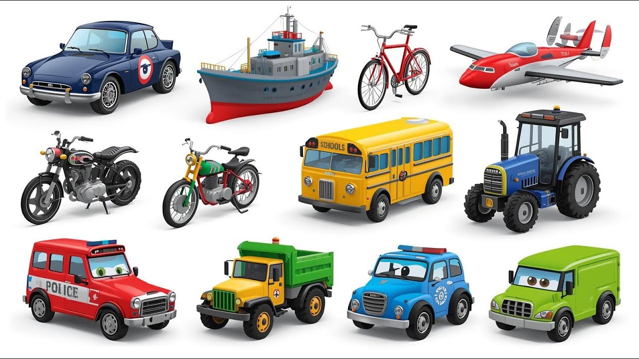“Vehicles abc Alphabet Travel Song Where Every Letter Brings a New Vehicle to Explore”