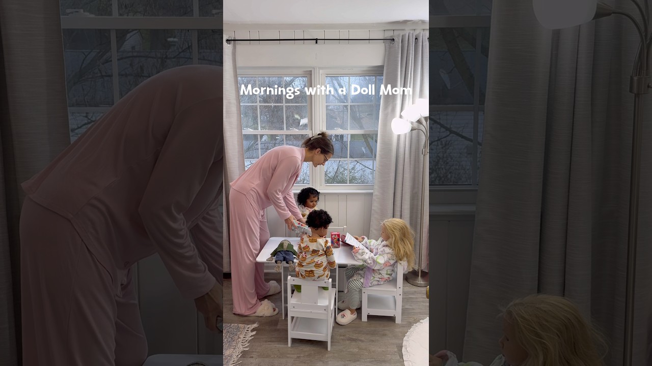 Morning Routine + Packing 7 year old for Slumber Party ~ Doll Mom Life ❤️  #rebornroleplay