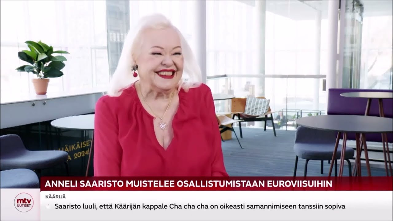 Anneli Saariston haastattelu Euroviisuista (2023)
