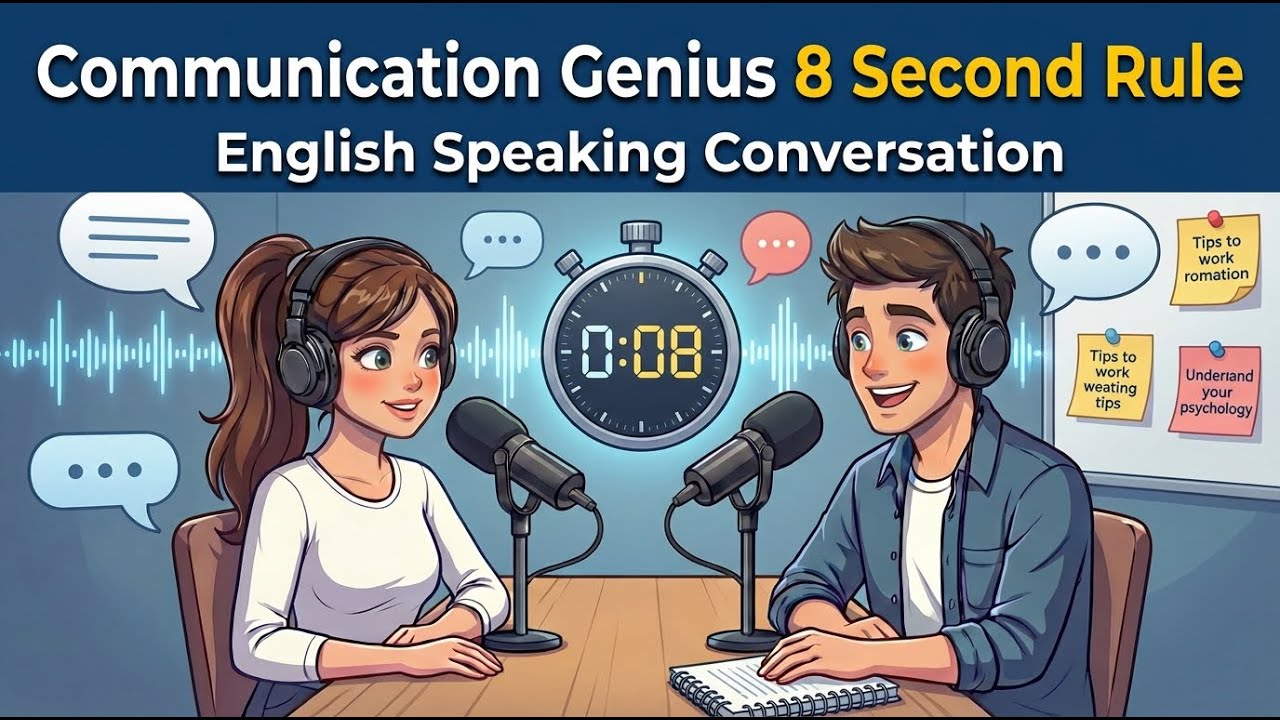Communication Genius: 8 Second Rule, Mistakes and Formula Pro | English Speaking Conversations